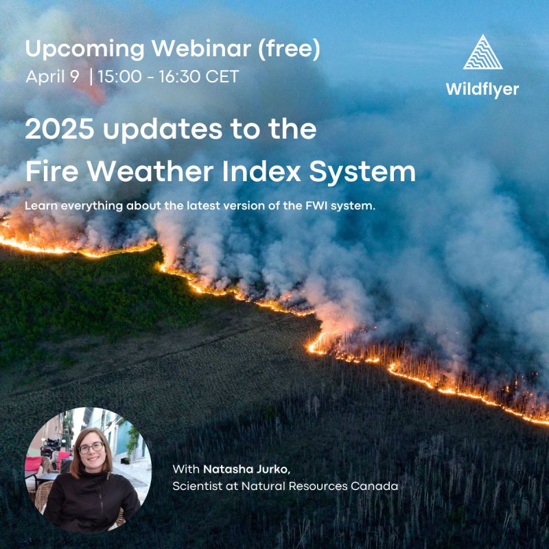 wildfire from the air on visual for webinar