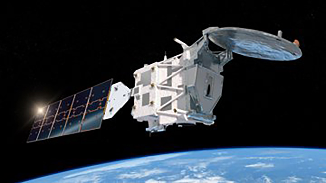 EarthCARE satellite in space illustration