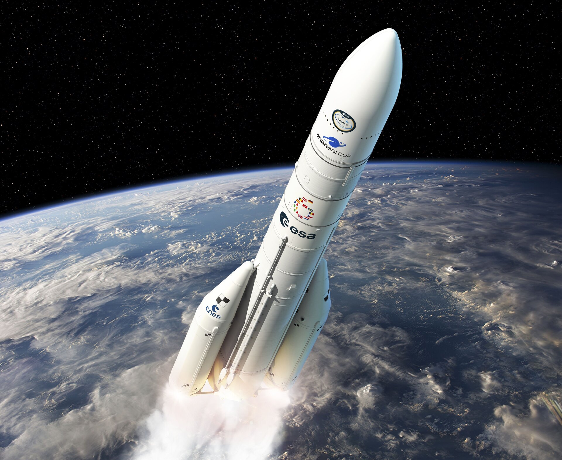 Artist's view of Ariane 6 – Flight Model-1 