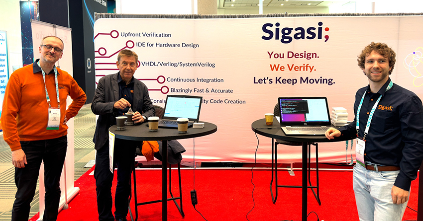 Sigasi booth at San Francisco conference