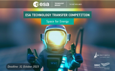 Join the ESA Technology Transfer Competition: Space for Energy (deadline: 31 Oct 2023)