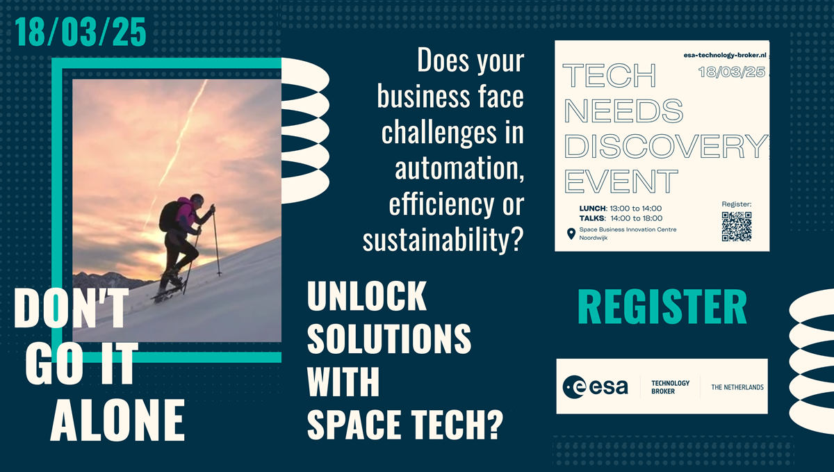 tech needs discovery broker event looking to unlock solutions with space tech