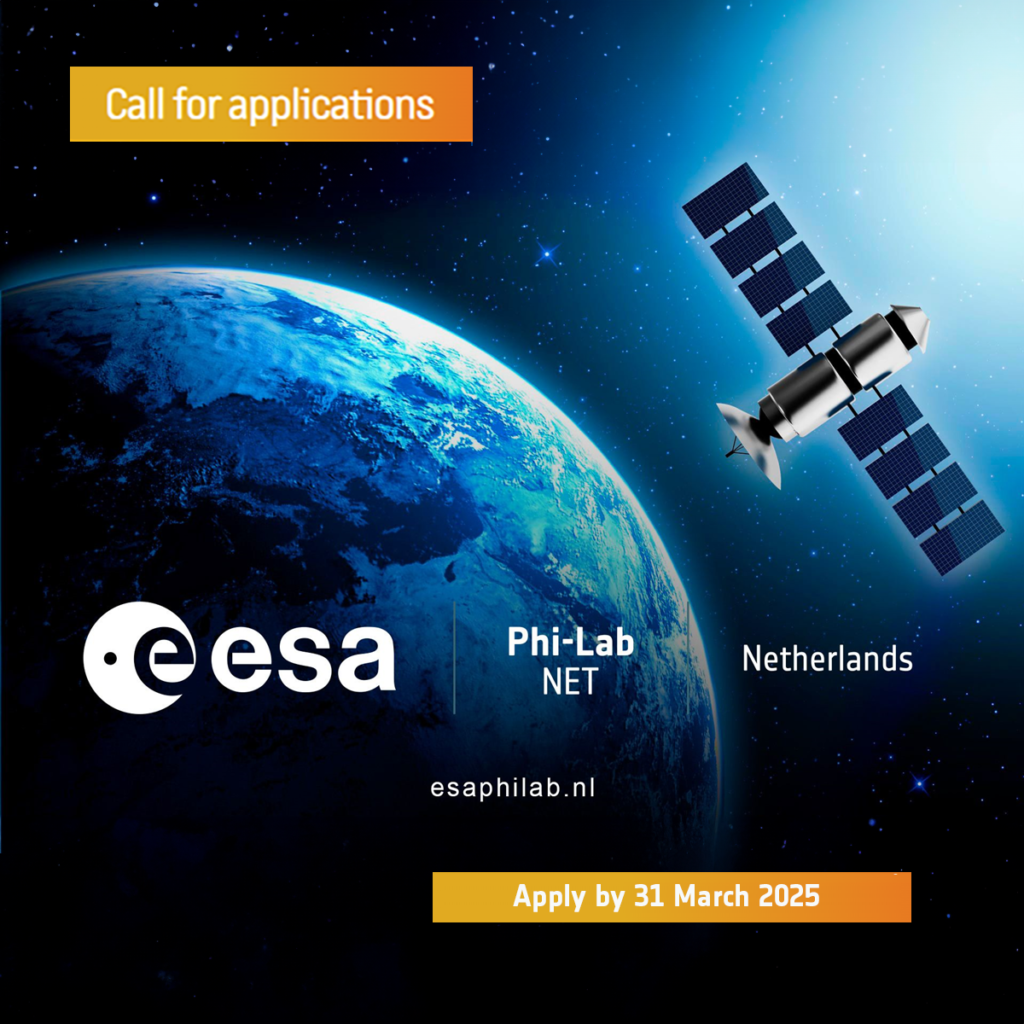 satellite illustration on ESA Phi-Lab NL visual