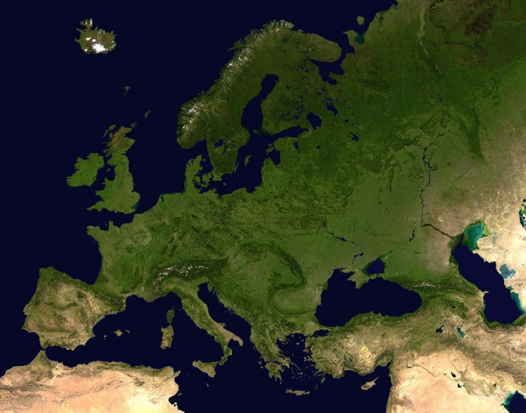 Europe by satellite