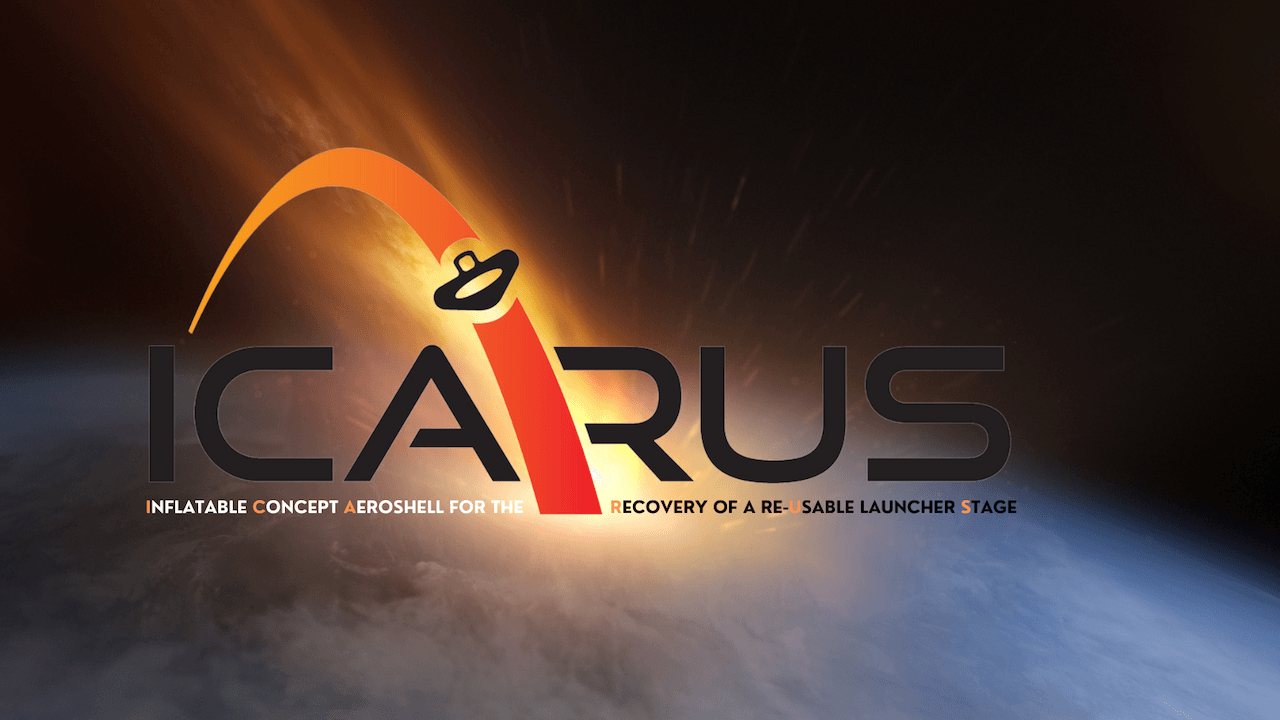 ICARUS consortium logo with rocket icon