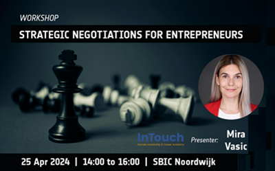 Discover strategic negotiation skills for entrepreneurs (workshop: 25 Apr)