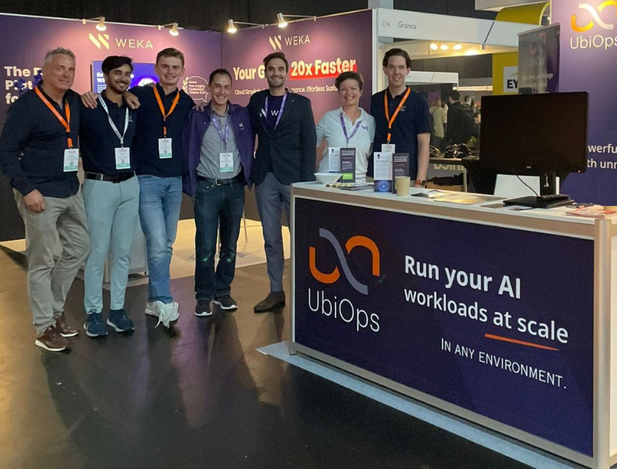 ubiops team at World AI Summit 2023 in Amsterdam